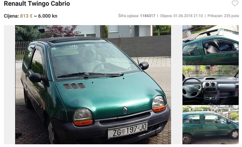 Illustration for article titled Arranged to see a white Twingo, but...